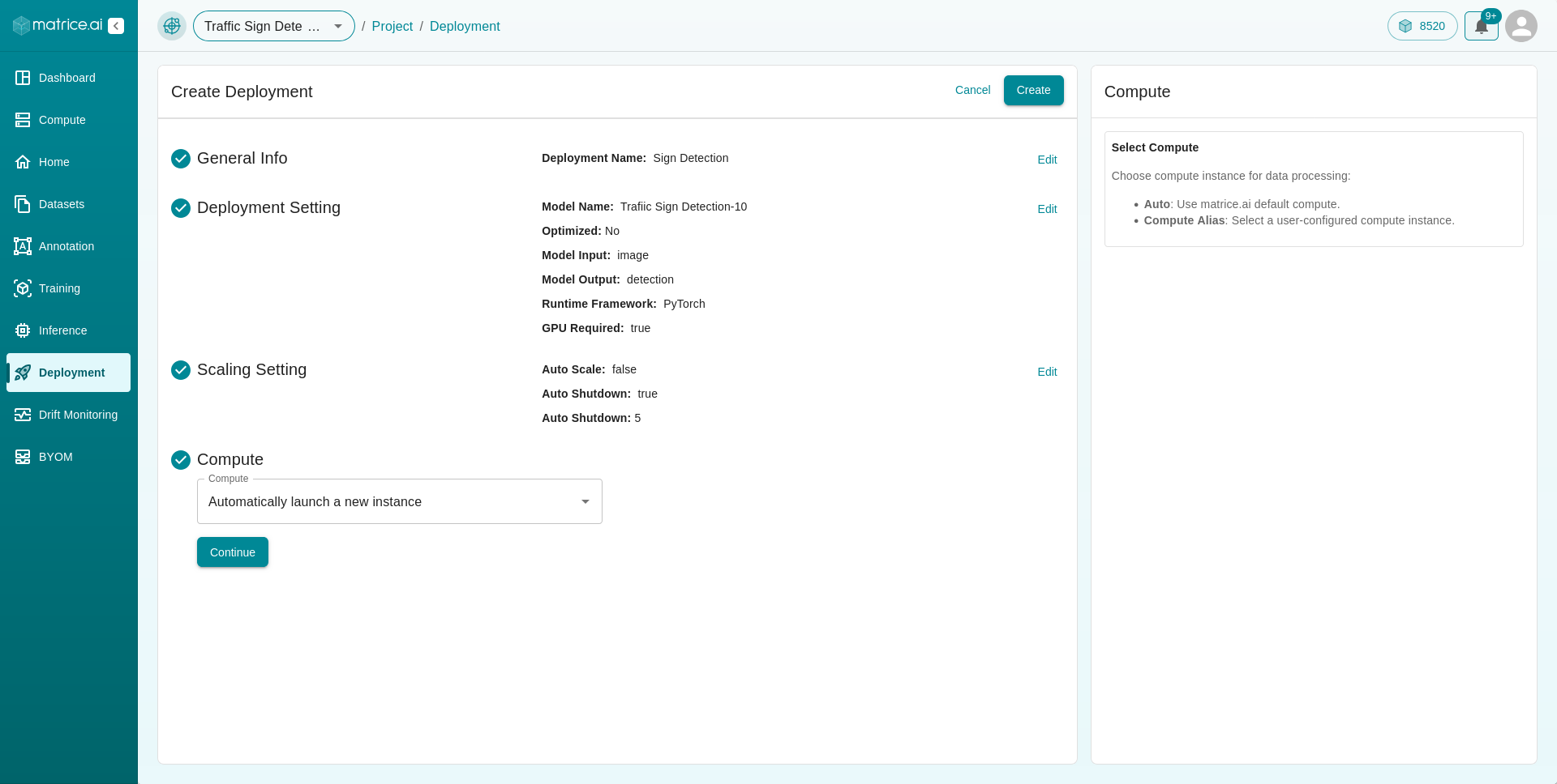 Scaling Settings