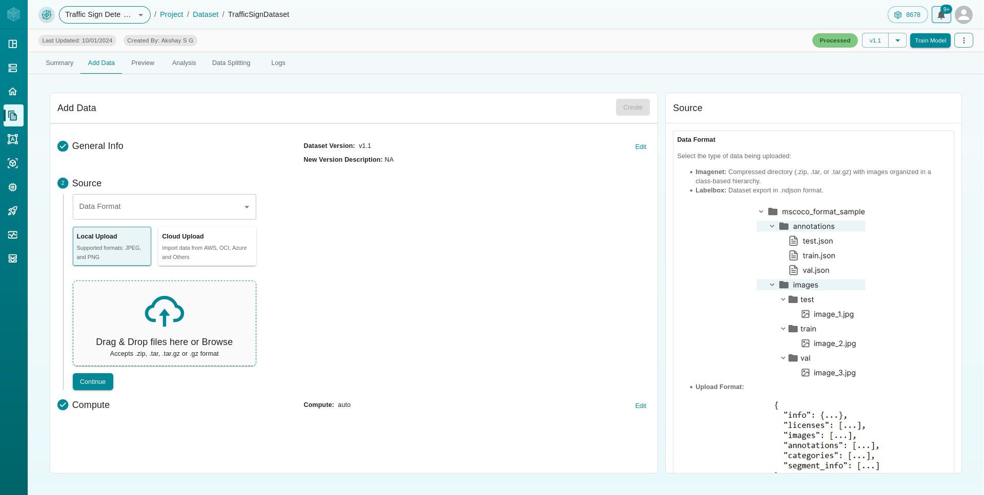 Add Dataset