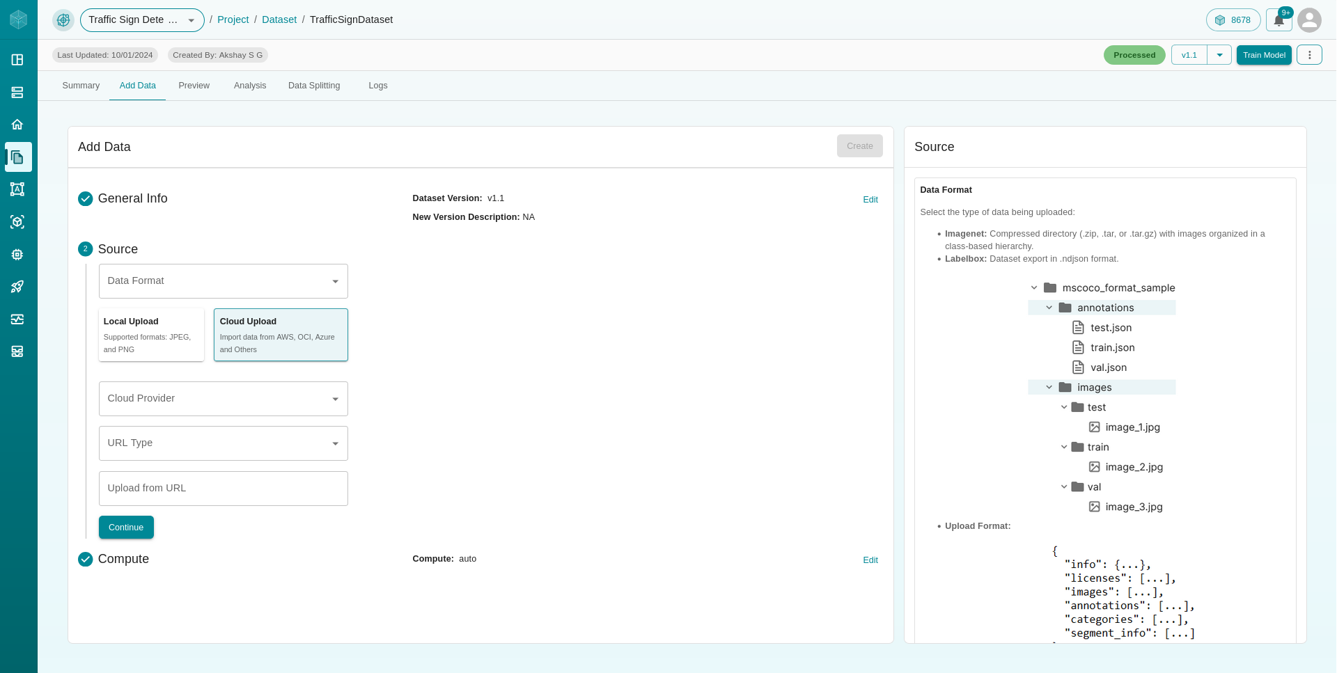 Add Dataset