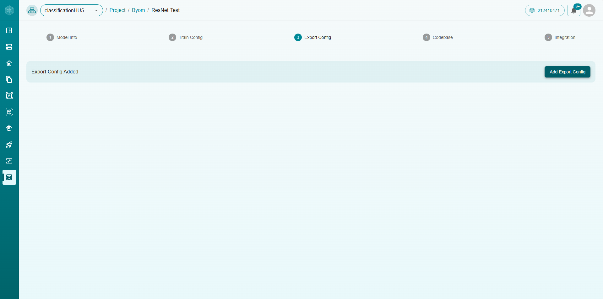 Export Config