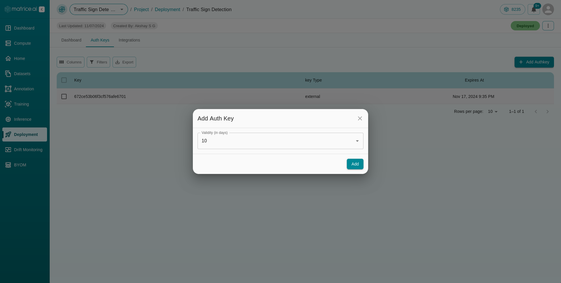 Auth Keys