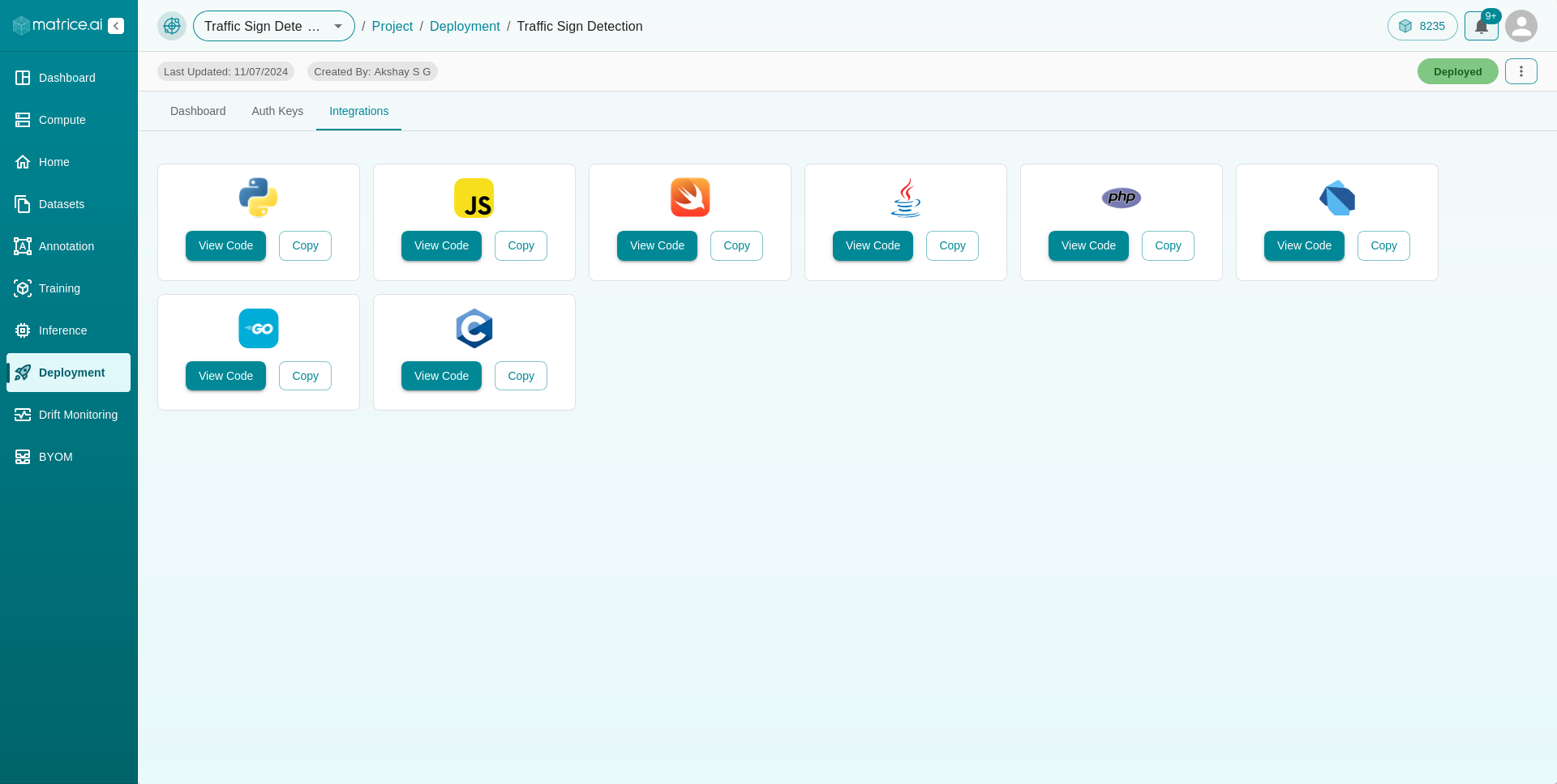Integrations