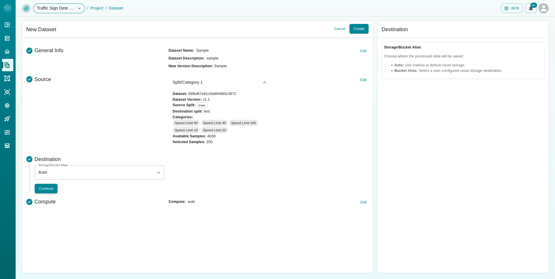 Upload Dataset