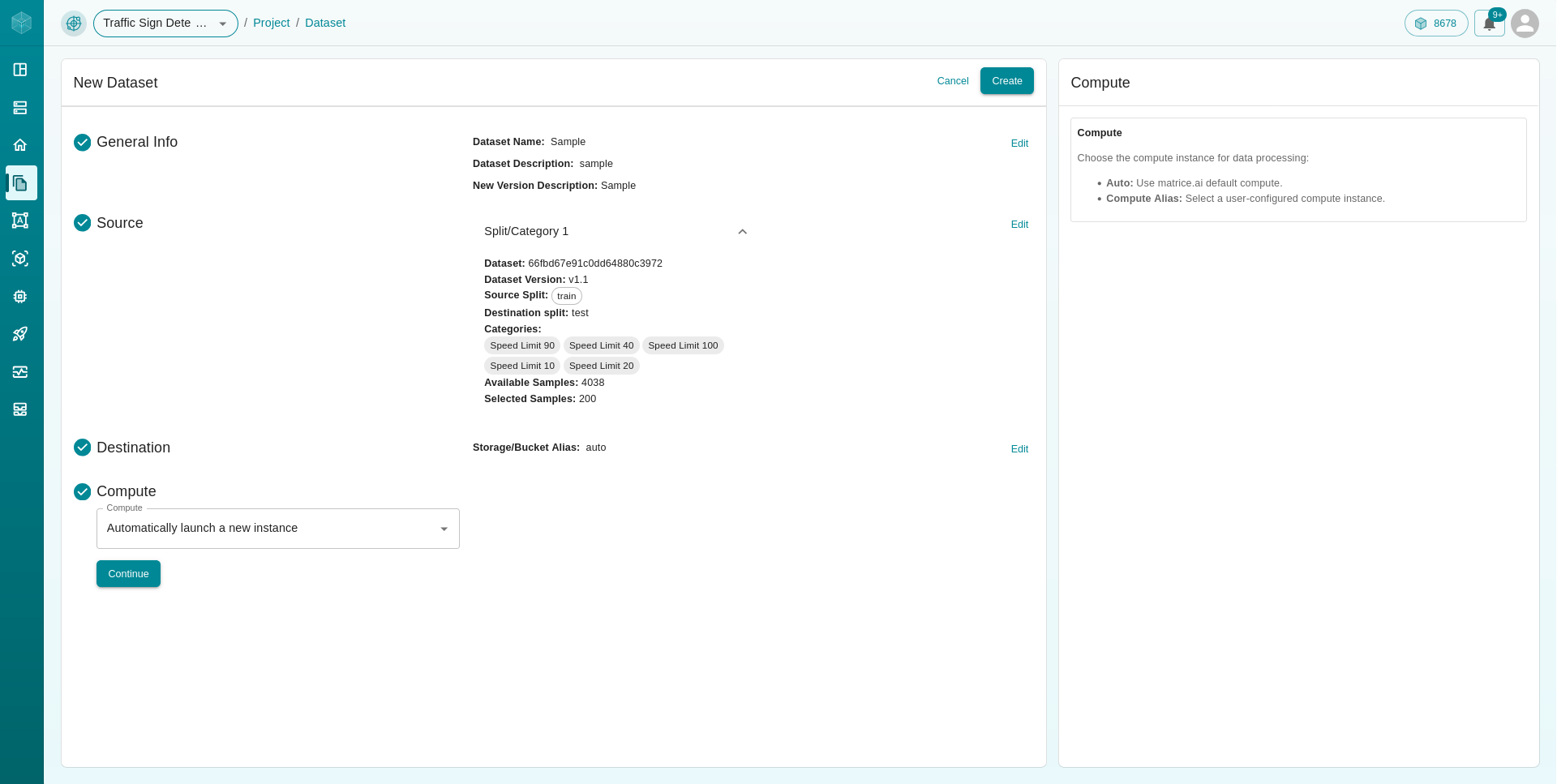 Upload Dataset
